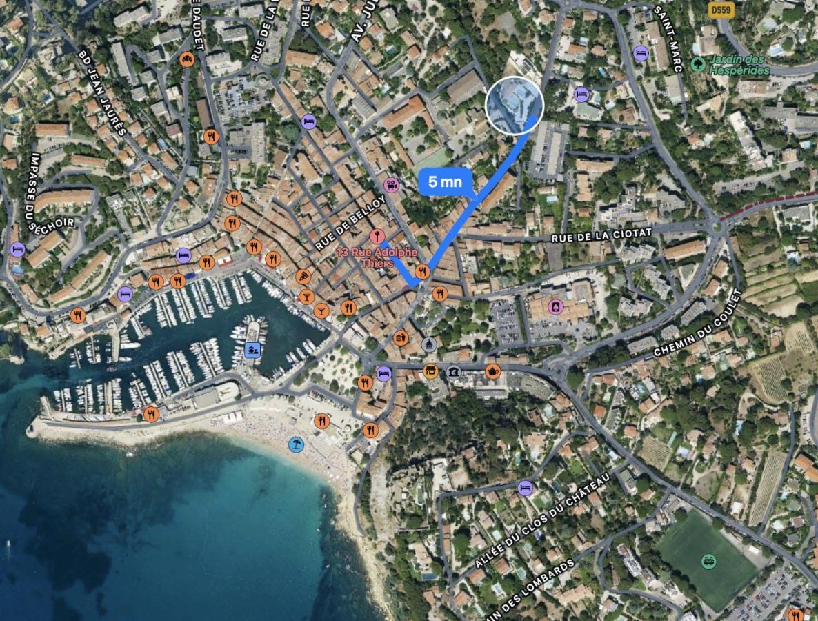 Апартаменты Plein Centre Avec "Parking Prive" Voitures Electriques Bienvenues Каси Экстерьер фото